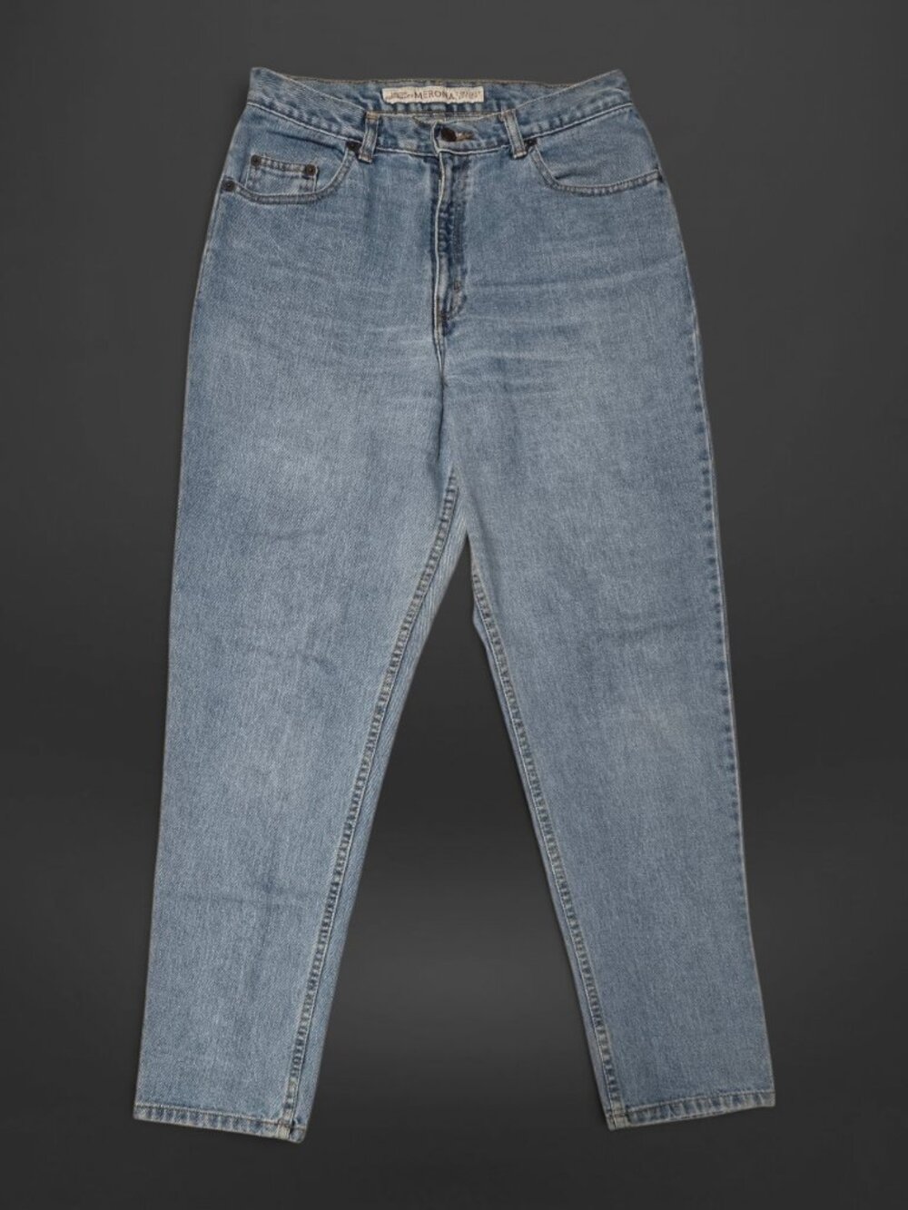 Vintage 90s Merona Light Wash Slim Mom Jeans (Size 13A)